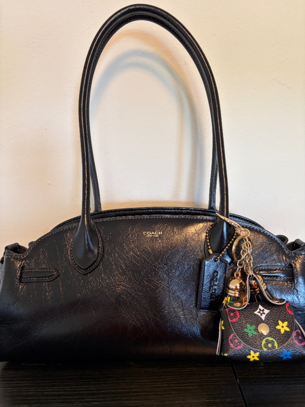 🖤 NWT Coach Empire Carryall 34 — Sleek Glazed Black High-Shine Luxury 💎